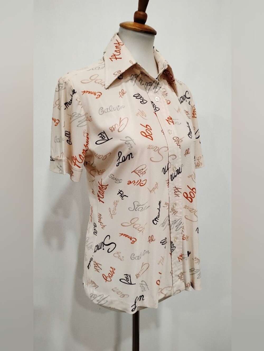 VINTAGE ELLES BELLES NOVELTY BLOUSE